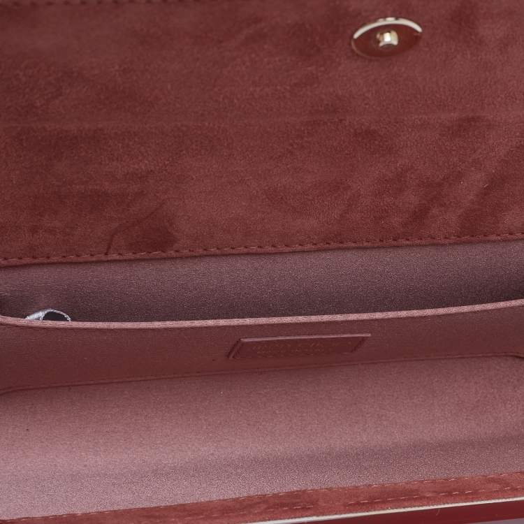 Pre Owned Jimmy Choo Pink Acrylic Sweetie Chain Clutch