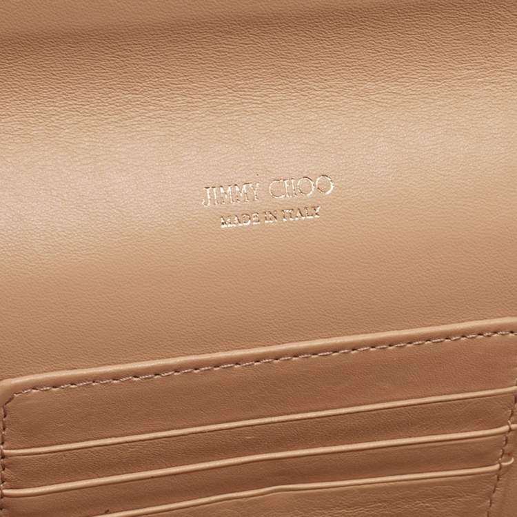 Pre Owned Jimmy Choo Butter Yellow Patent Leather Reese Clutch