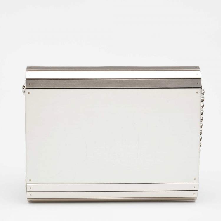 Pre Owned Jimmy Choo Metallic Acrylic Candy Chain Clutch