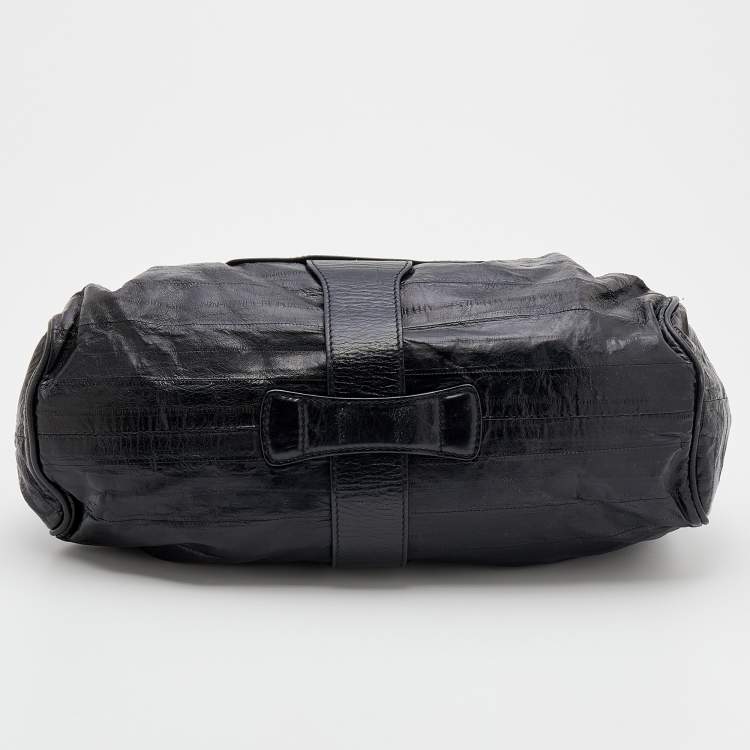 مملوكة مسبقًا Jimmy Choo Black Leather Riki Tote 