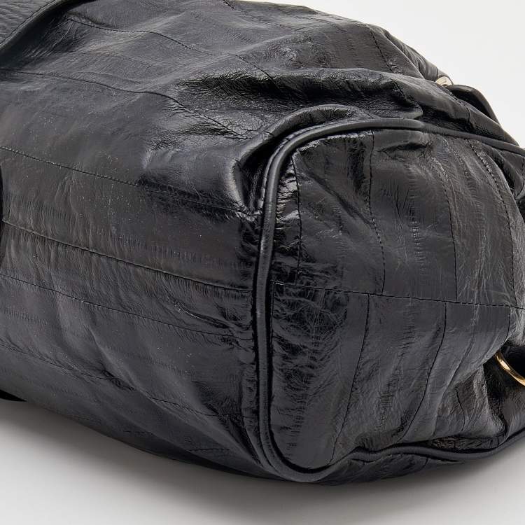 مملوكة مسبقًا Jimmy Choo Black Leather Riki Tote 