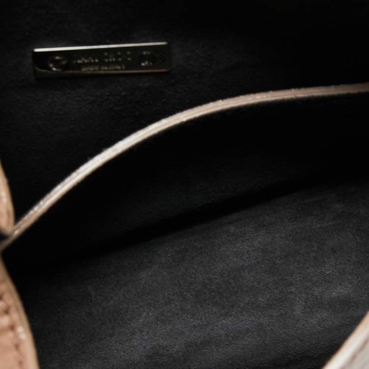 Pre Owned Jimmy Choo Beige Patent Leather Varenne Hobo 