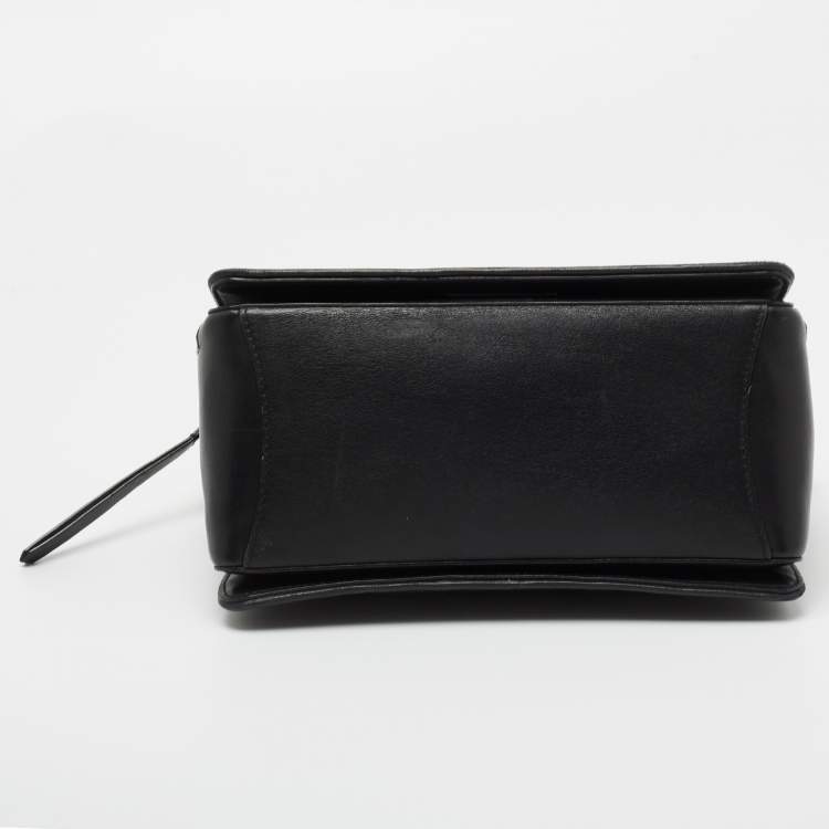 مملوكة مسبقًا Jimmy Choo Black Quilted Leather Helia Top Handle Bag