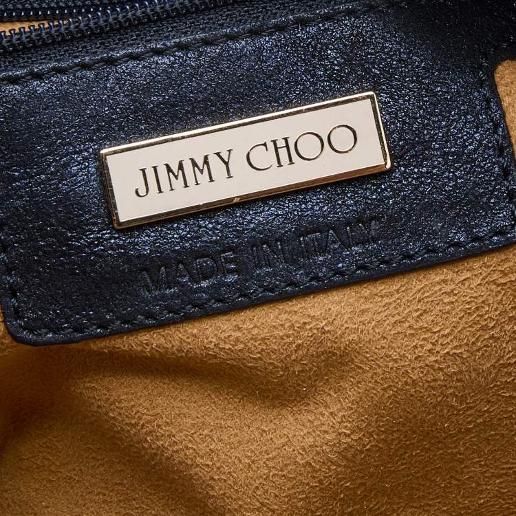 Pre Owned Jimmy Choo Multicolored Watersnake Celeste Rainbow Chain Shoulder Bag