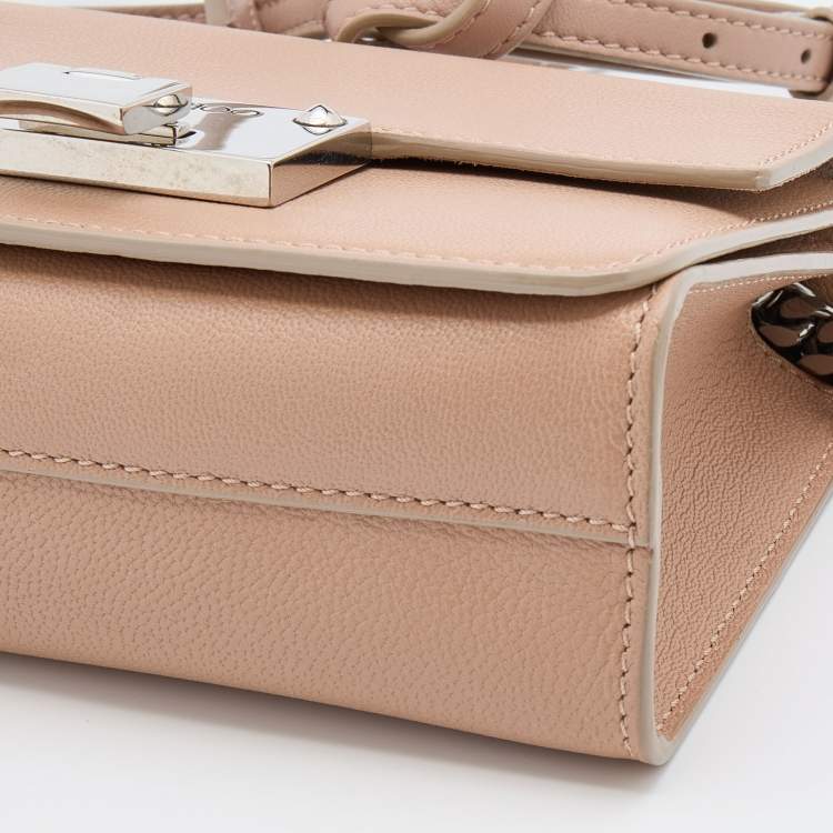 مملوكة مسبقًا Jimmy Choo Ballet Pink Leather Mini Rebel Crossbody Bag