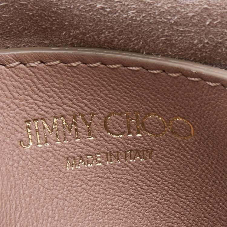 مملوكة مسبقًا Jimmy Choo Ballet Pink Leather Mini Rebel Crossbody Bag