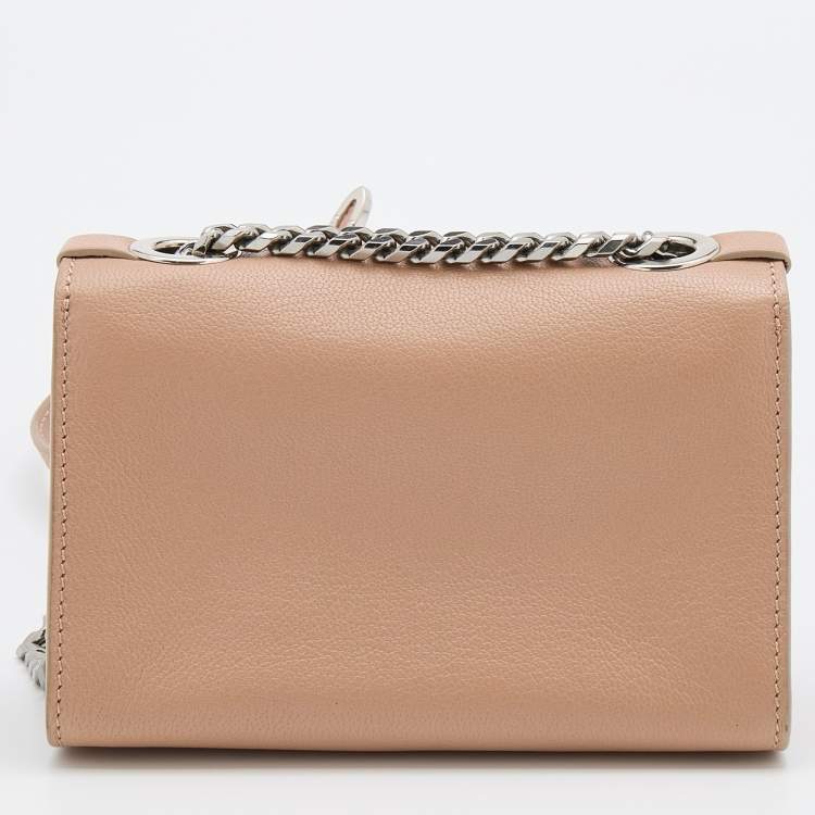 مملوكة مسبقًا Jimmy Choo Ballet Pink Leather Mini Rebel Crossbody Bag