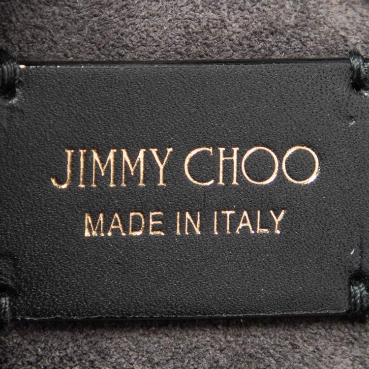 Pre Owned Jimmy Choo Black Leather Medium Varenne Bowler Bag