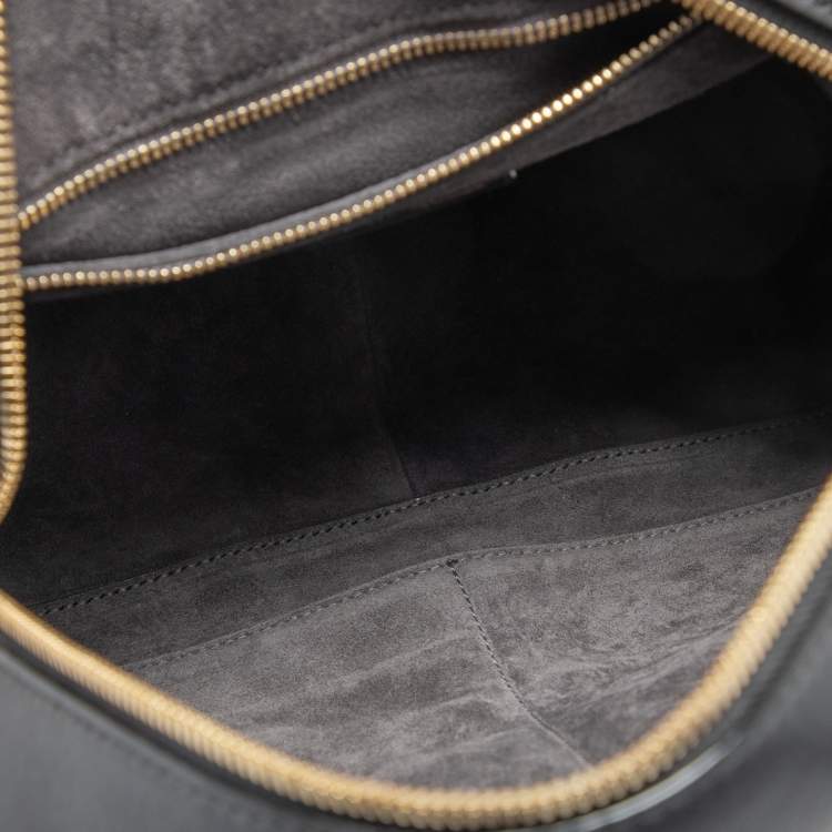 Pre Owned Jimmy Choo Black Leather Medium Varenne Bowler Bag