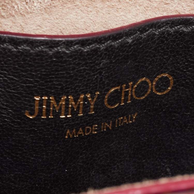 Pre Owned Jimmy Choo Multicolor Patent Leather Rebel Crossbody Bag
