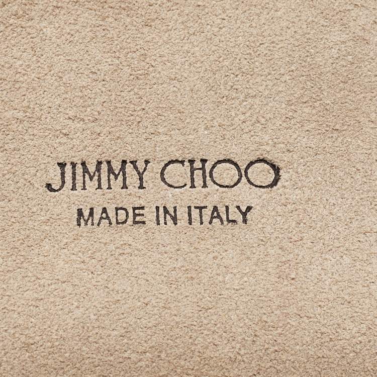 Pre Owned Jimmy Choo Black Velvet Mini Embellished Lockett Shoulder Bag