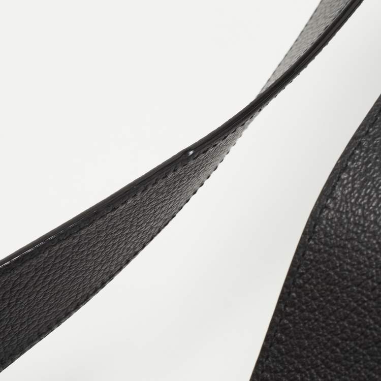 Pre Owned Jimmy Choo Black Leather Small Varenne Shoulder Bag