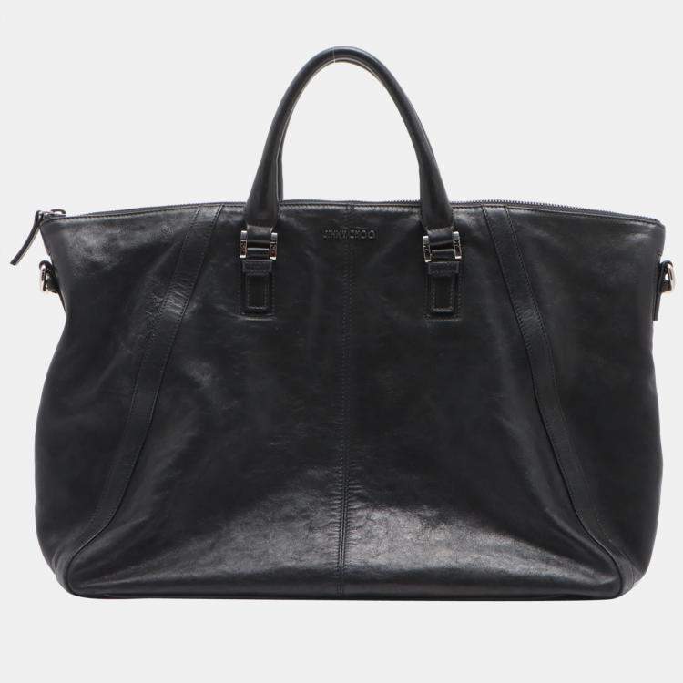 New Calvin Klein Quilted Black Nylon Leather Chain Tote Shoulder Purse, $150