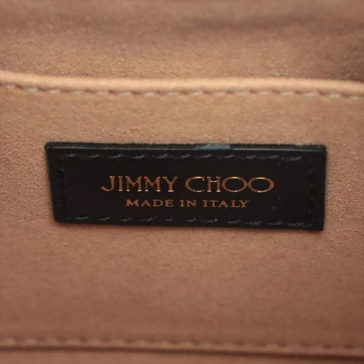 Pre Owned Jimmy Choo Leather 2way shoulder bag Black