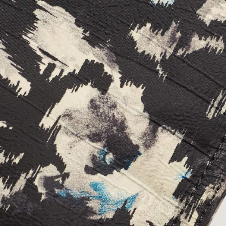 مملوكة مسبقًا Jimmy Choo Multicolor Printed Nylon Wristlet Zip Pouch