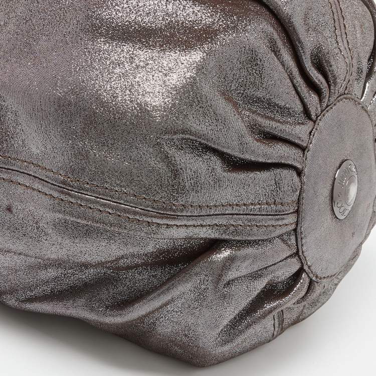 Pre Owned Jimmy Choo Metallic Iridescent Leather Hobo 