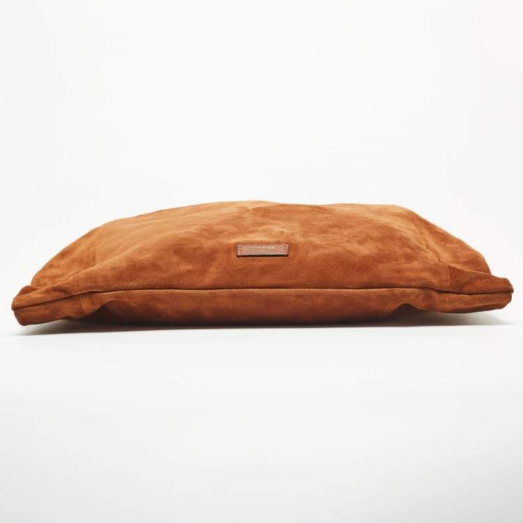 Pre Owned Jimmy Choo Brown Suede Ana Hobo