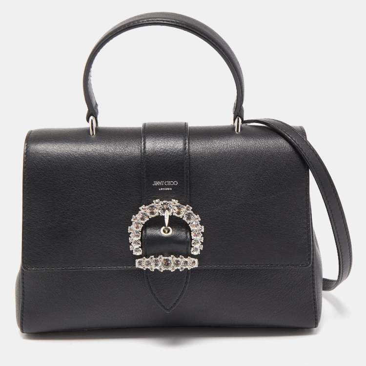 JIMMY CHOO Purple Croc Stamped Leather Rosalie Satchel Handbag Purse Bag |  eBay