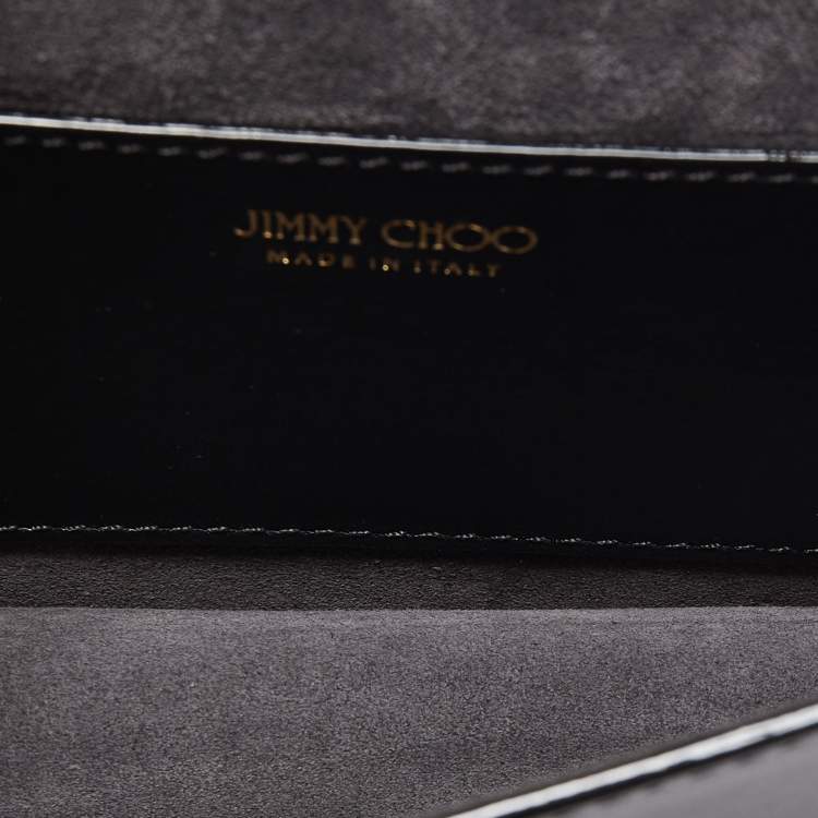 Pre Owned Jimmy Choo Black Leather Varenne Belt Bag