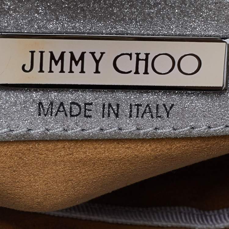Pre Owned Jimmy Choo Grey Snakeskin Ramona Tote