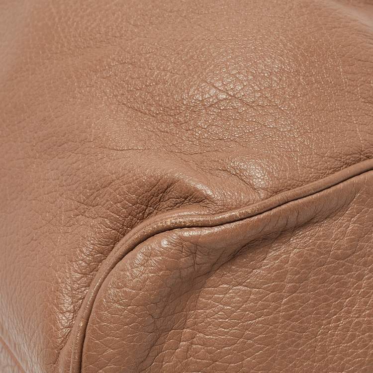 Pre Owned Jimmy Choo Brown Leather Ramona Shoulder Bag