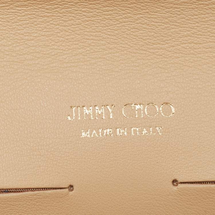 Pre Owned Jimmy Choo Multicolor Glitter Riane Chain Clutch 