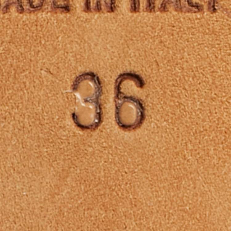 Pre Owned Jimmy Choo Size 36 Multicolor Floral Print Canvas Bow Peep Toe Pumps