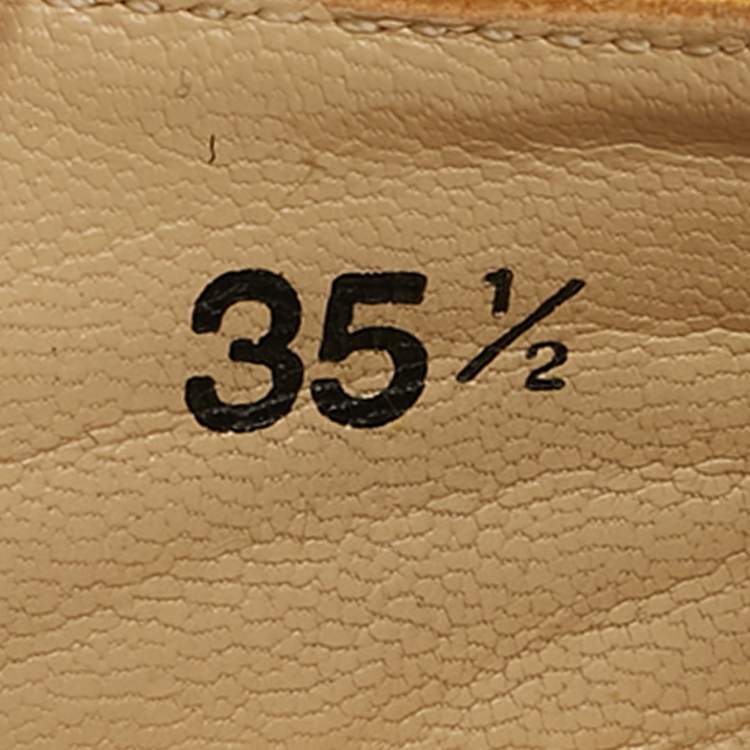 Pre Owned Jimmy Choo Dawn Size 35.5 Yellow Canvas Espadrille Slip On Sneakers