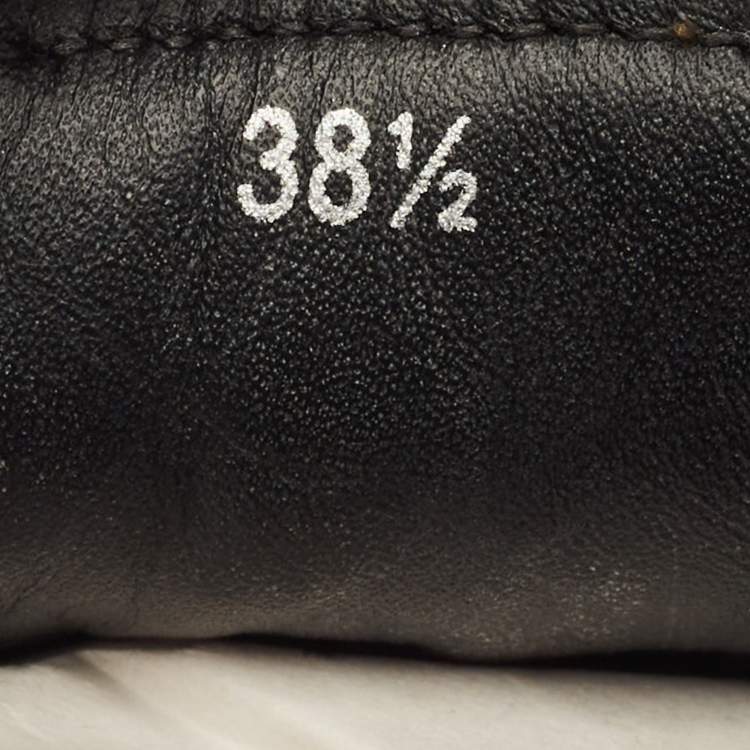 Pre Owned Jimmy Choo Hawaii Size 38.5 Brown Suede Stud Embellished Low Top Sneakers