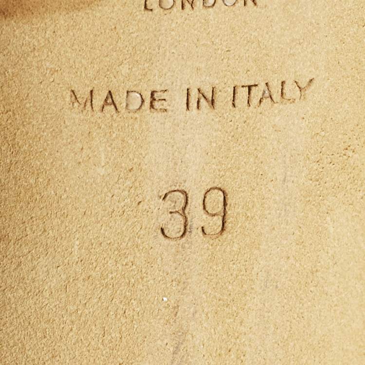 مملوكة مسبقًا Jimmy Choo Lana 120 Size 39 Gold Glitter T Strap Sandals