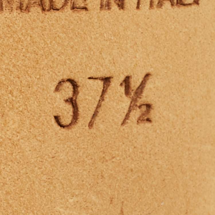 Pre Owned Jimmy Choo Rosie Size 37.5 Multicolor Python Leather Peep Toe Pumps