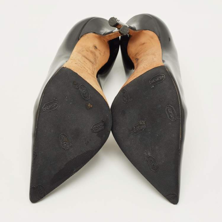 مملوكة مسبقًا Jimmy Choo Romy Size 36 Black Patent Leather Pumps