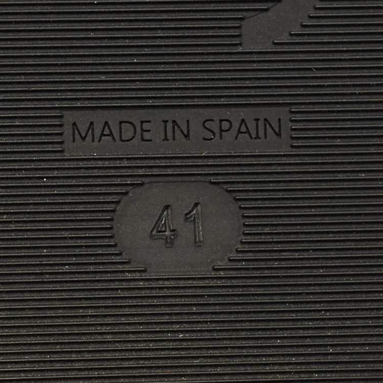 Pre Owned Jimmy Choo Marga Size 41 Silver Glitter and Leather Crystal Embellished Flat Sandals