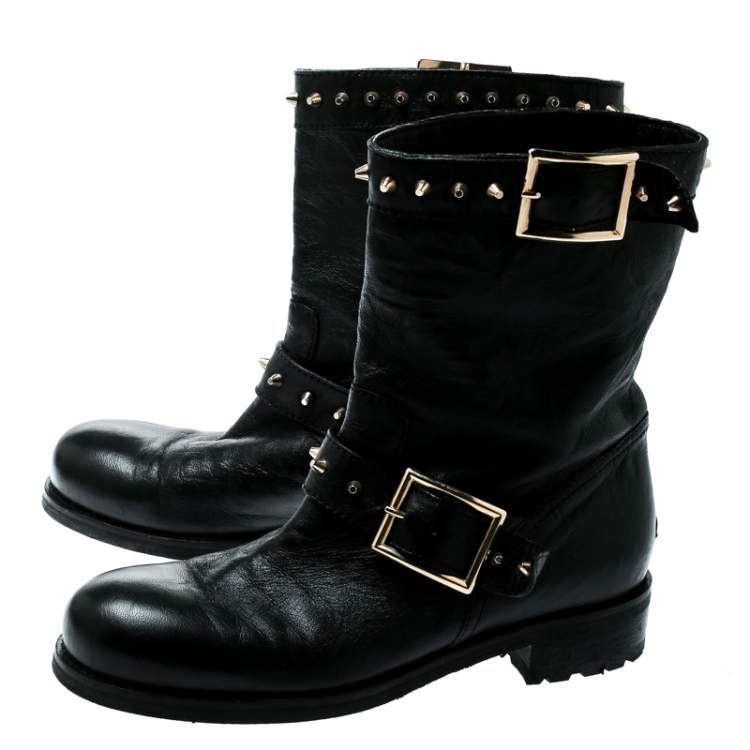 jimmy choo studded boots