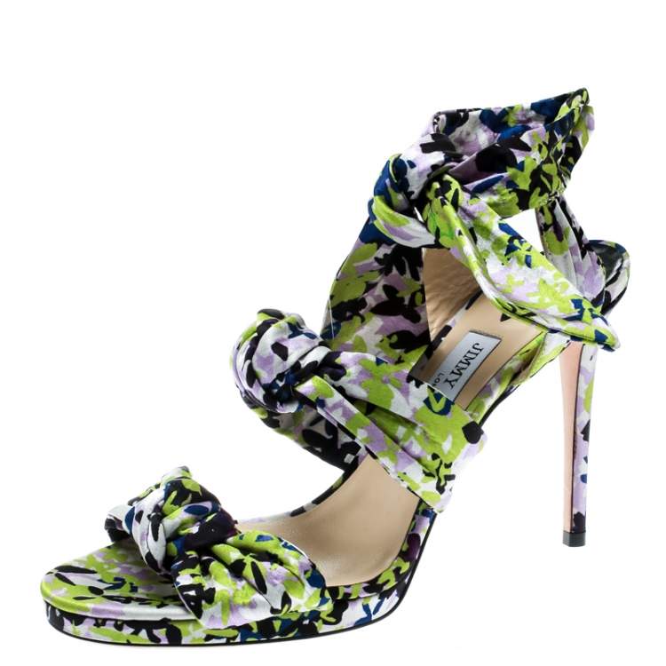 jimmy choo floral sandals CEGICAP