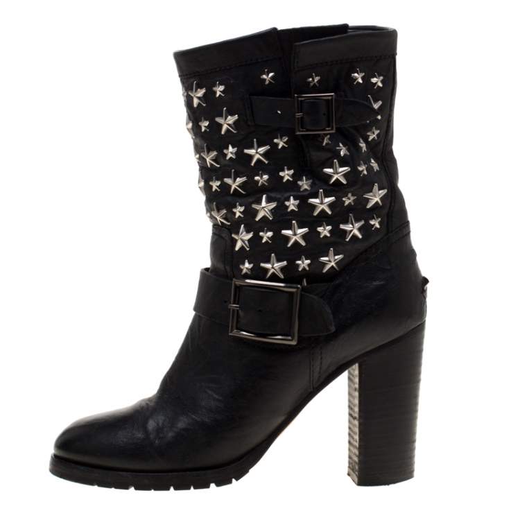 jimmy choo star studded boots