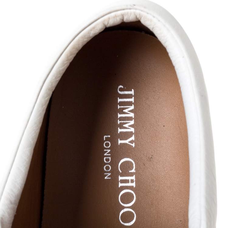 Pre Owned Jimmy Choo Tricolor Suede Leather And Python Trim Miami Low Top Sneakers Size 40.5