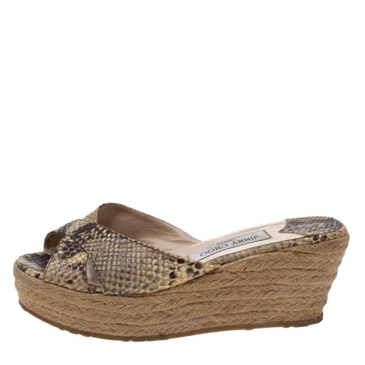 Jimmy choo new discount ladies 7.5 platform slide