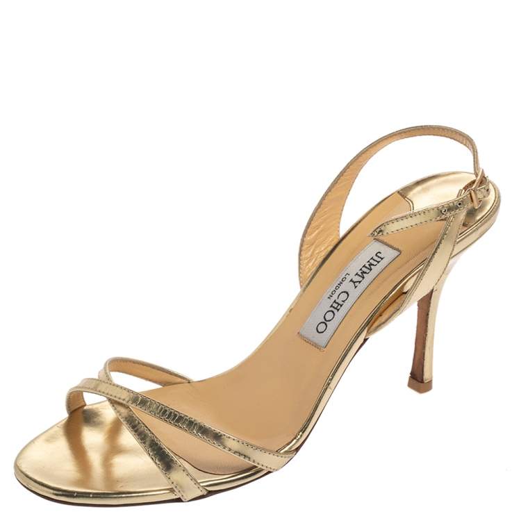 Discover more than 76 jimmy choo gold sandals latest - dedaotaonec
