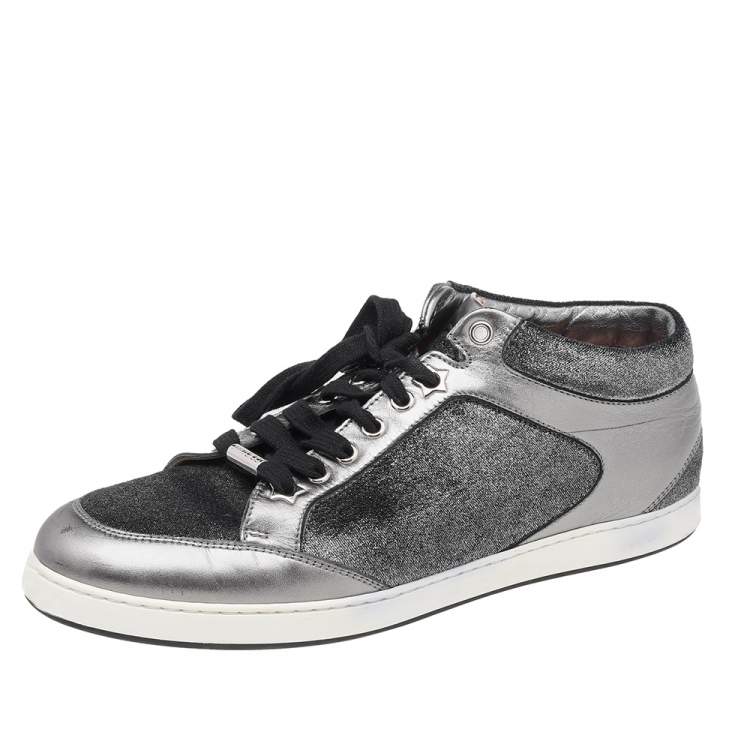 Jimmy choo cheap miami silver trainers