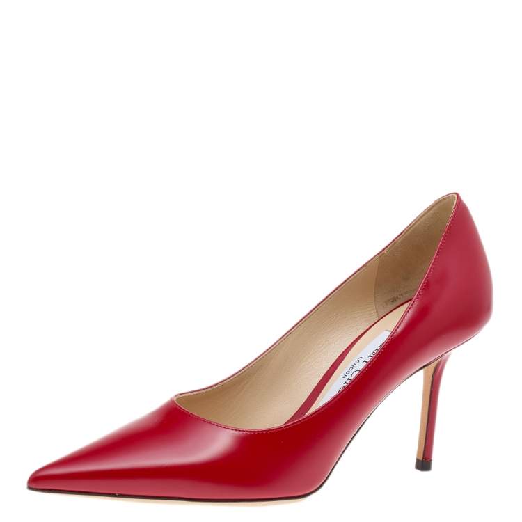 Jimmy Choo Red Leather Love Pointed Toe Pumps Size 36.5 Jimmy Choo | The  Luxury Closet