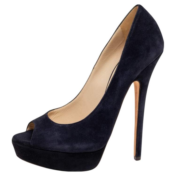 Jimmy choo hot sale navy shoes