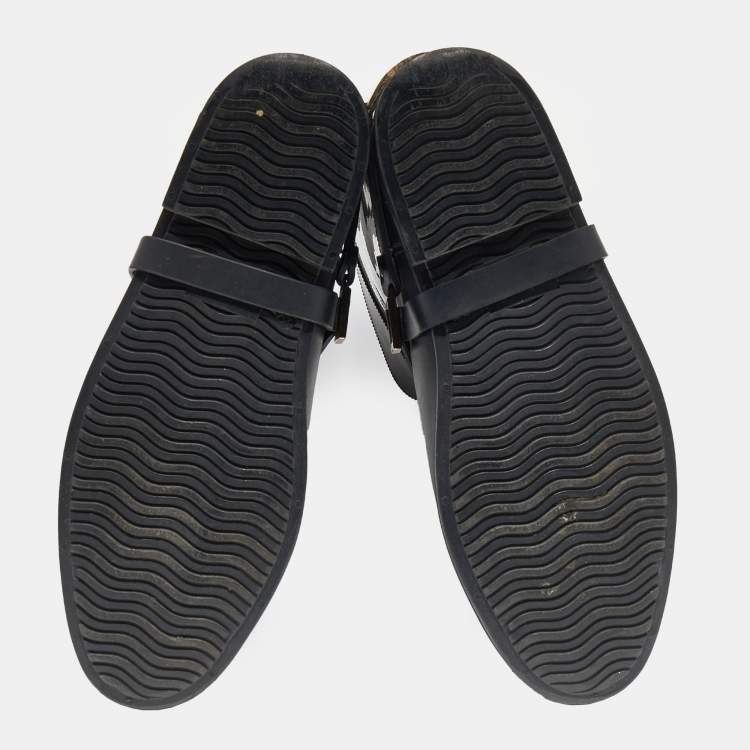 مملوكة مسبقًا Jimmy Choo Black Rubber Rain Boots Size 39