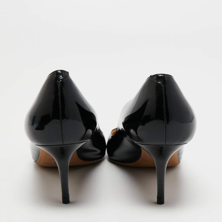 مملوكة مسبقًا Jimmy Choo Black Patent Leather Gilbert Pumps  Size 41