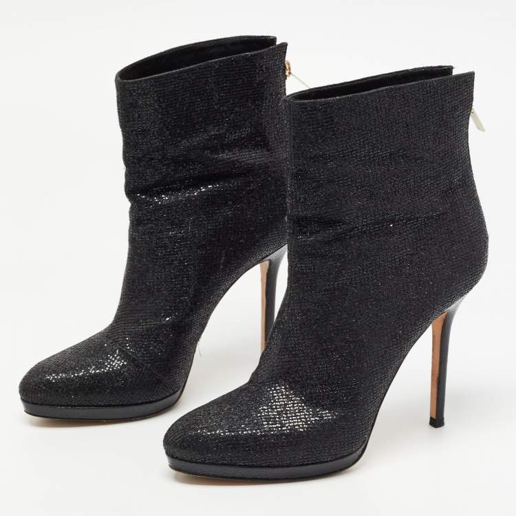 Jimmy choo discount glitter booties