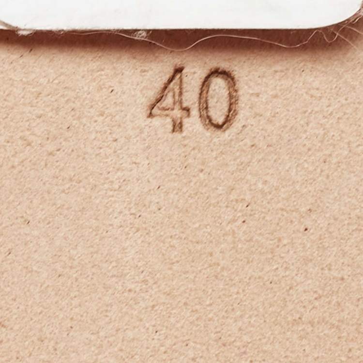 Pre Owned Jimmy Choo Metallic Woven Raffia Almer Wedge Sandals Size 40