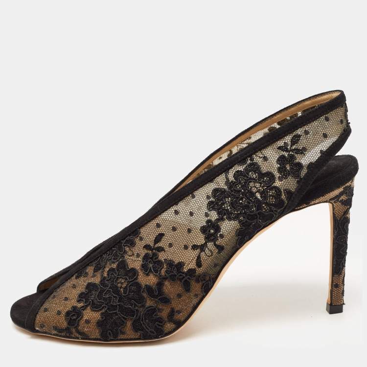 Suede Pumps Jimmy Choo Shoes Farfetch Jimmy Choo Black Suede And