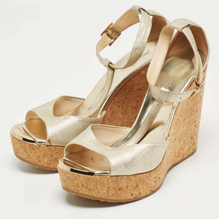 Amora Rose Gold Wedges — Shoes by Alexandria Brandao