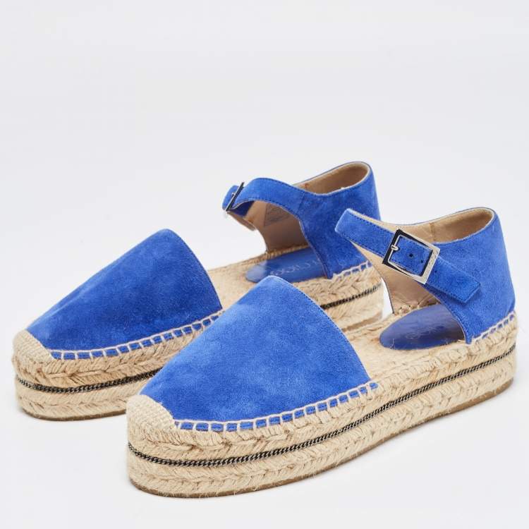 Jimmy choo blue hot sale suede shoes