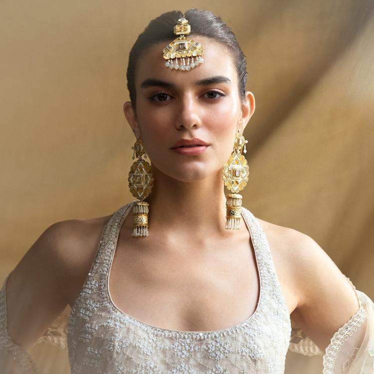 Pre Owned Aulerth x JJ Valaya Amelia Chandelier Earrings